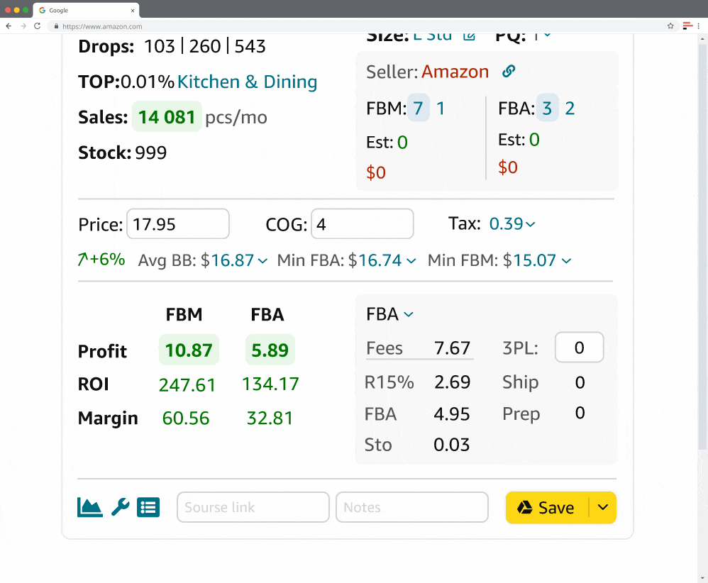 Amazon FBA Calculator Amazon FBM Calculator Amazon Fees Calculator
